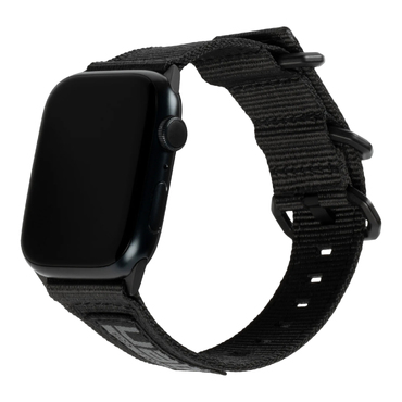Řemínek UAG "Nato Strap" pro Apple Watch 4/5/6/7/8/9/SE/Ultra 1/2 (42/44/445/49 mm) - grafitový