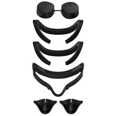 Sada 6 dílů podložky a krytu čoček pro Oculus Quest 2 VR - pro větší pohodlí a těsnost při používání