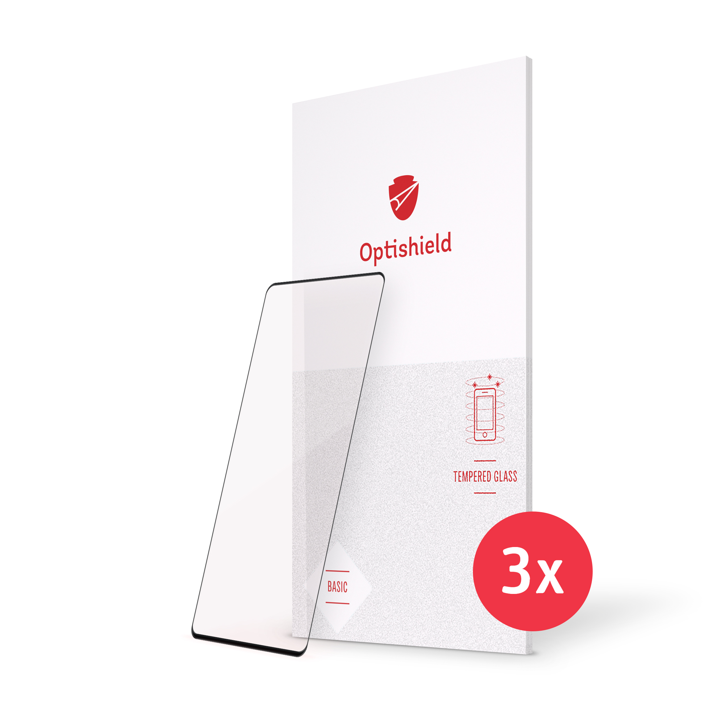 3-Pack ochranných skel 3D Full Body pro Honor 70 Optishield