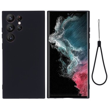Silikonový kryt pro Samsung Galaxy S23 Ultra - černý
