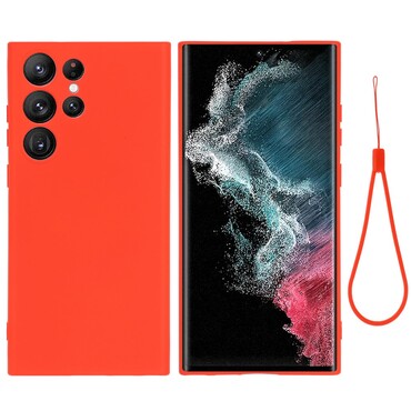 Silikonový kryt pro Samsung Galaxy S23 Ultra - červený