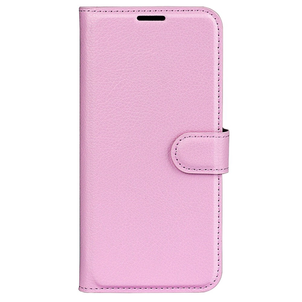 Pouzdro "Litchi" pro Samsung Galaxy S23 Ultra - růžové