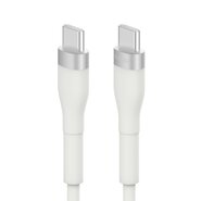 Nabíjecí a datový kabel USB-C na USB-C Ringke "Pastel" 60W - 2m - bílý