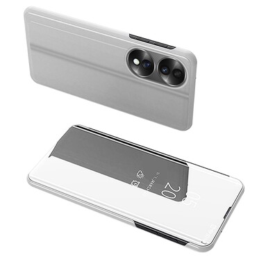 Zrcadlové pouzdro pro Honor 70 - stříbrné Zrcadlové pouzdro pro Honor 70 - stříbrné