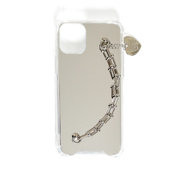 Silikonové pouzdro pro iPhone 11 Pro Max "Metallic" s náramkem pro přenášení