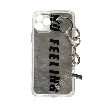 Silikonové pouzdro na iPhone 12 Pro Max "No Feeling" s náramkem na nošení