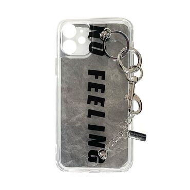 Silikonové pouzdro na iPhone 11 "No Feeling" s náramkem na nošení