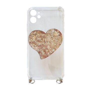 Silikonové pouzdro na iPhone 12 "Sweet Pearl" se šňůrkou, přídavným náramkem a praktickým držákem