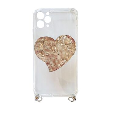 Silikonový kryt na iPhone 11 Pro Max "Sweet Pearl" se šňůrkou na krk, přídavným náramkem a praktickým držákem