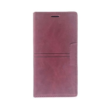 Pouzdro "Coat" pro iPhone 12 Pro Max z umělé kůže - červené