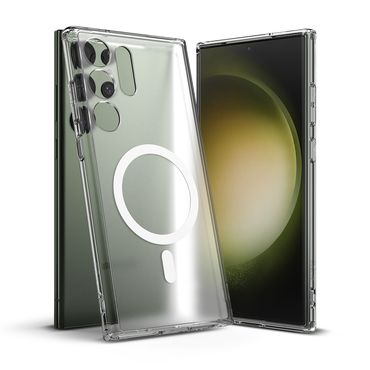 Kryt Ringke "Fusion Magnetic" pro Samsung Galaxy S23 Ultra - matný čirý