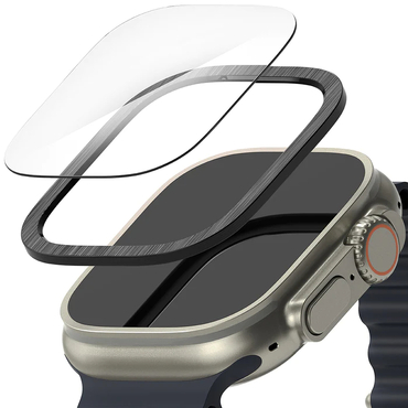 Ringke Ochranné pouzdro "Bezel Styling and Glass" pro Apple Watch Ultra 1/2 49 mm - černé Ringke Ochranné pouzdro "Bezel Styling and Glass" pro Apple Watch Ultra 1/2 49 mm - černé