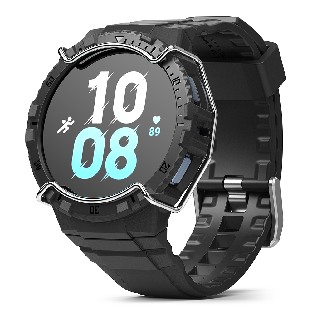 Ochranné pouzdro a řemínek pro Samsung Galaxy Watch 4/5 44mm Ringke "Fusion x Guard Wire" - černé