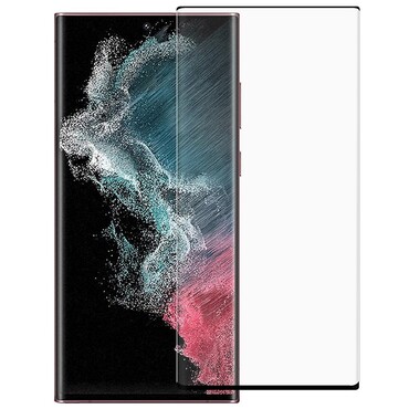 Prémiové 3D ochranné sklo pro celé tělo telefonu Samsung Galaxy S22 - černé