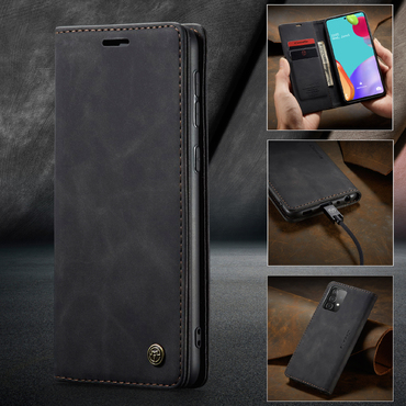 Kryt CaseMe MagFlip pro Samsung Galaxy A52 / Galaxy A52 5G / Galaxy A52s 5G s nejvyšší úrovní ochrany a automatickým magnetickým zavíráním - smooth black Kryt CaseMe MagFlip pro Samsung Galaxy A52 / Galaxy A52 5G / Galaxy A52s 5G s nejvyšší úrovní ochrany a automatickým magnetickým zavíráním - smooth black