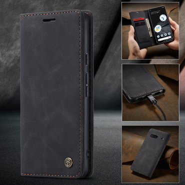Kryt CaseMe MagFlip pro Google Pixel 7 s nejvyšší úrovní ochrany a automatickým magnetickým zavíráním - smooth black Kryt CaseMe MagFlip pro Google Pixel 7 s nejvyšší úrovní ochrany a automatickým magnetickým zavíráním - smooth black