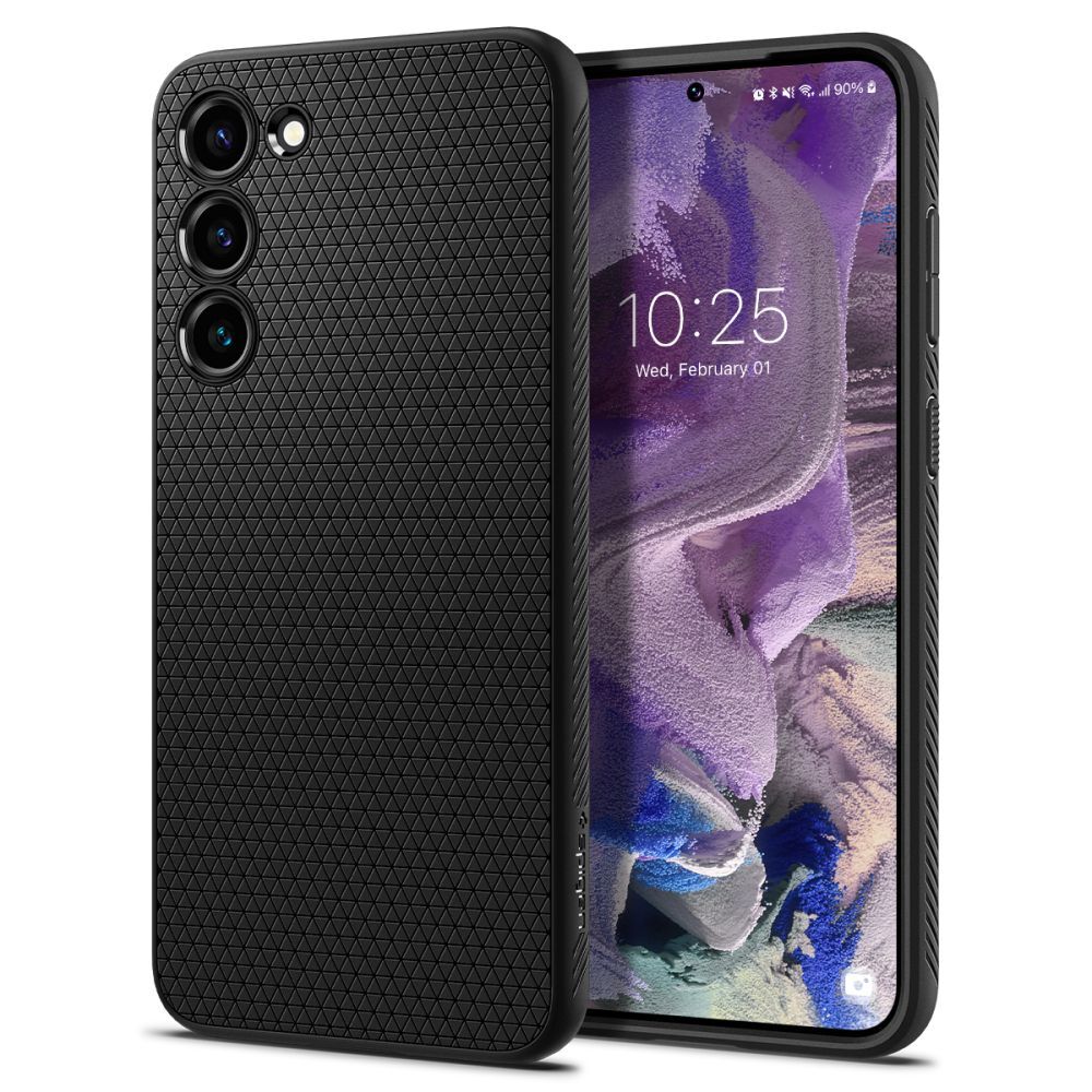 Kryt Spigen "Liquid Air" pro Samsung Galaxy S23 - matný černý