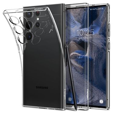 Kryt Spigen "Liquid Crystal" pro Samsung Galaxy S23 Ultra - křišťálově čistý
