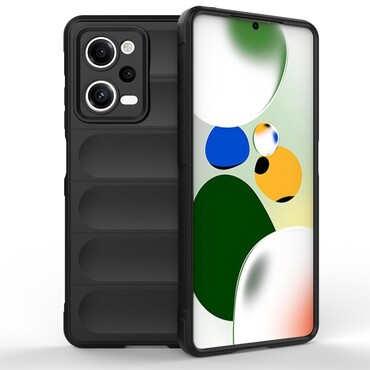 Robustní kryt "Waves" pro Xiaomi Redmi Note 12 Pro 5G - černý Robustní kryt "Waves" pro Xiaomi Redmi Note 12 Pro 5G - černý
