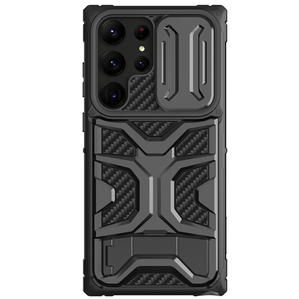 Prémiový odolný kryt Nillkin "Adventurer" pro Samsung Galaxy S23 Ultra - černý