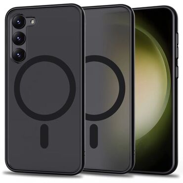 Hybridní kryt Tech-Protect "Magmat MagSafe" pro Samsung Galaxy S23 - černý