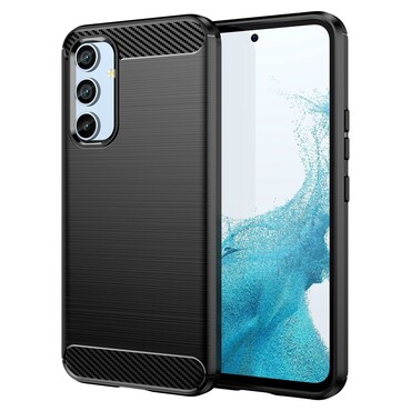 Gelový kryt TPU "Brushed Carbon" pro Samsung Galaxy A54 5G - černý Gelový kryt TPU "Brushed Carbon" pro Samsung Galaxy A54 5G - černý