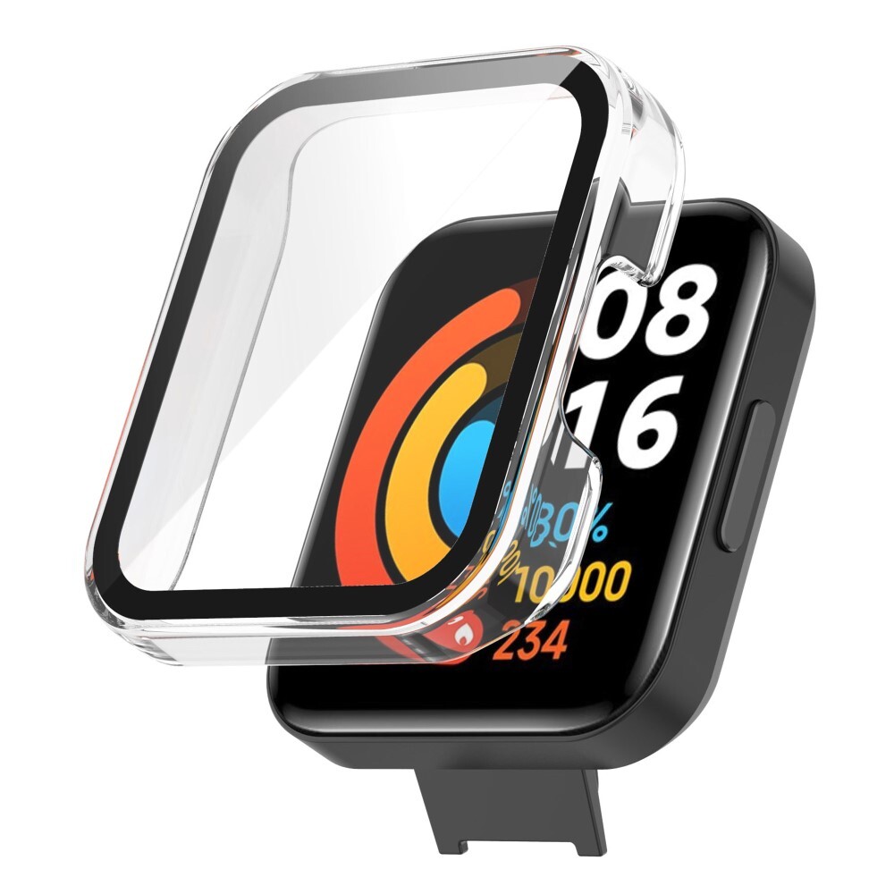 Pevné pouzdro TPU s ochranným sklem pro Xiaomi Redmi Watch 2 Lite - transparentní