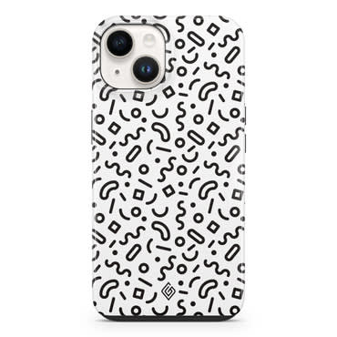 Kryt pro iPhone 14 GAIIA od Optishield® - Doodle Delight Kryt pro iPhone 14 GAIIA od Optishield® - Doodle Delight