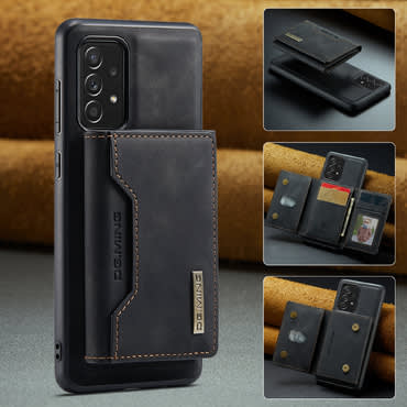 Kryt pro Samsung Galaxy A52 / Galaxy A52 5G / Galaxy A52s 5G CaseMe DG.MING MAG s magnetickou peněženkou - pulzně černý Kryt pro Samsung Galaxy A52 / Galaxy A52 5G / Galaxy A52s 5G CaseMe DG.MING MAG s magnetickou peněženkou - pulzně černý