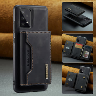 Kryt pro Samsung Galaxy A53 5G CaseMe DG.MING MAG s magnetickou peněženkou - pulzně černý Kryt pro Samsung Galaxy A53 5G CaseMe DG.MING MAG s magnetickou peněženkou - pulzně černý