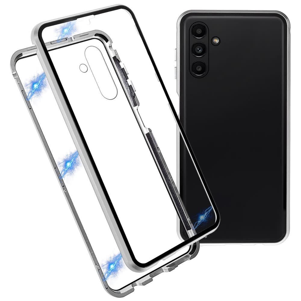 Magnetický kryt celého těla "Stronghold" pro Samsung Galaxy A34 5G - stříbrný