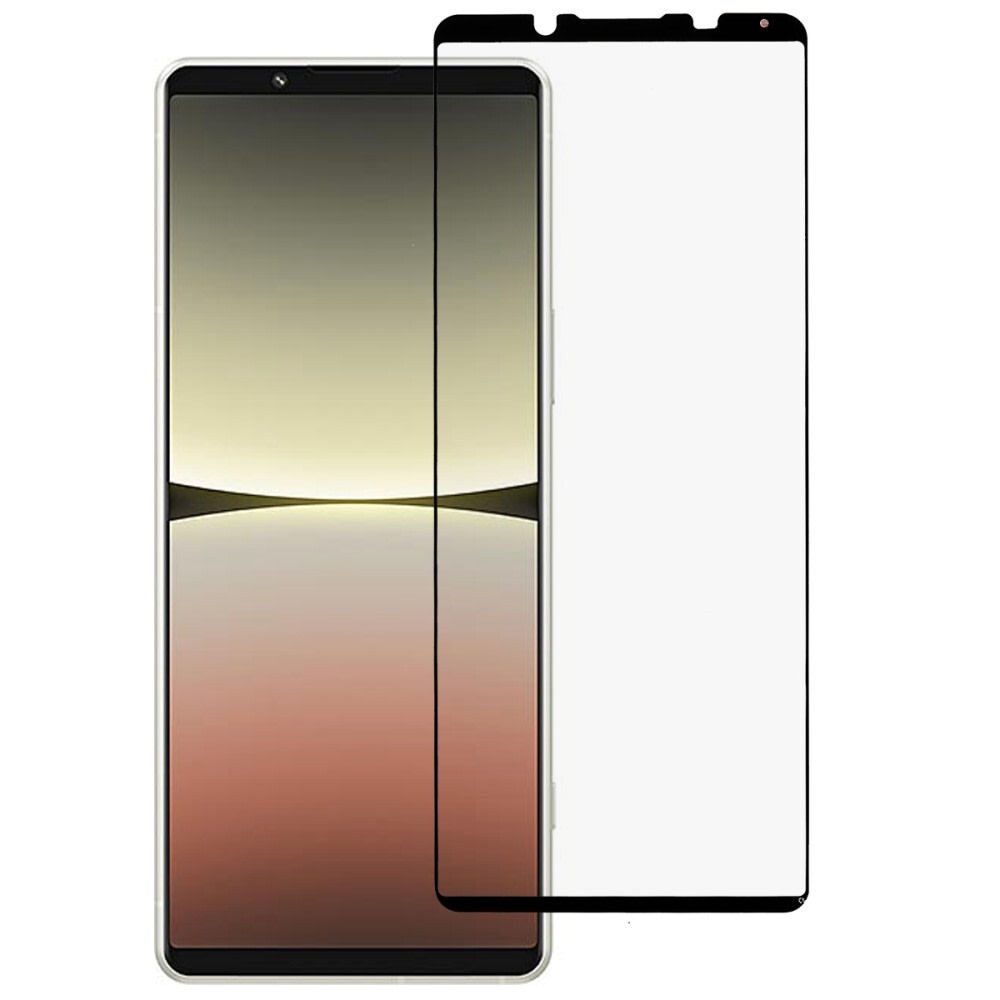 Prémiové 3D ochranné sklo pro celé tělo telefonu Sony Xperia 5 IV - černé