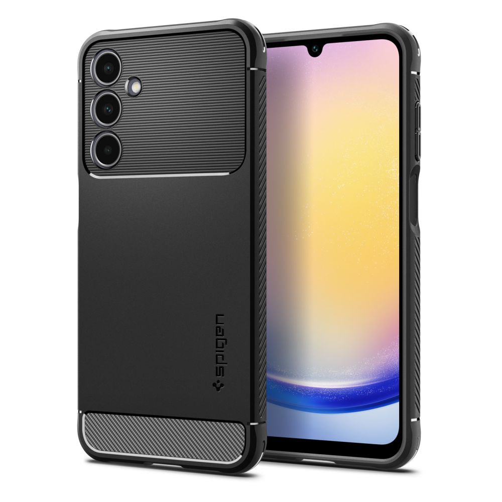 Kryt Spigen "Rugged Armor" pro Samsung Galaxy A25 - černý
