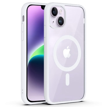 Hybridní pouzdro "PastelMag" s magnetem MagSafe pro iPhone SE 2020 / iPhone 8 / iPhone 7 - bílé