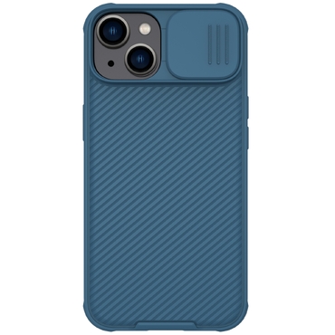 Prémiové pevné pouzdro Nillkin "CamShield Pro" pro iPhone 16 Plus - modré