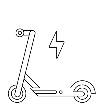 Elektrická koloběžka Elektrická koloběžka